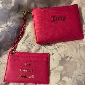 JUICY COUTURE Wallet with Pullout Credit Card / ID Wallet.  New without tags